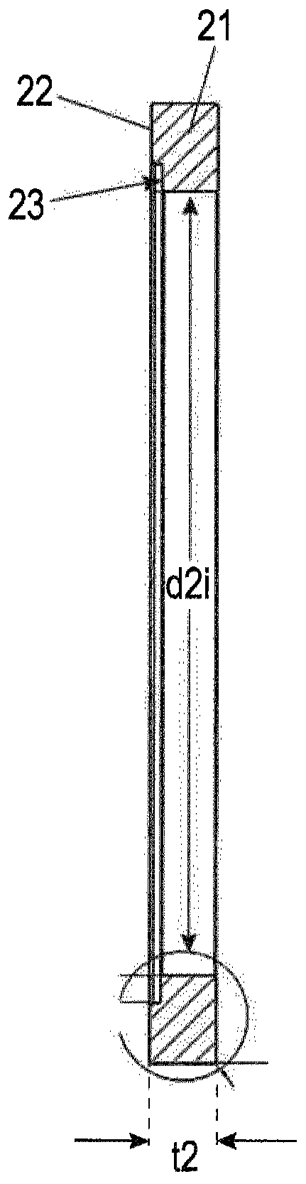 Method for reducing the flattening of a wheel brake disk for a rail vehicle and device for carrying out said method