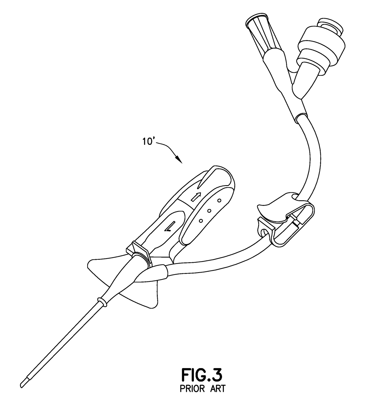 One-piece molded catheter and method of manufacture