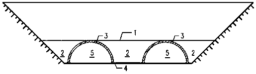 Method for processing tunnel collapse caused by shallow-buried excavation