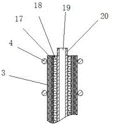 Device and method for treating sewage