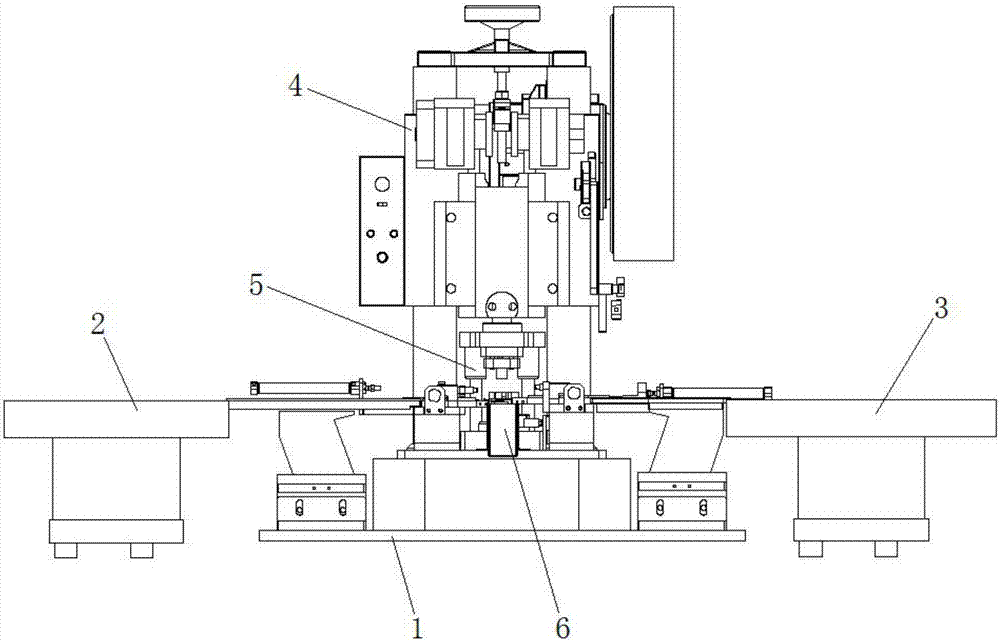 Full-automatic special riveting machine for motor cooling fins