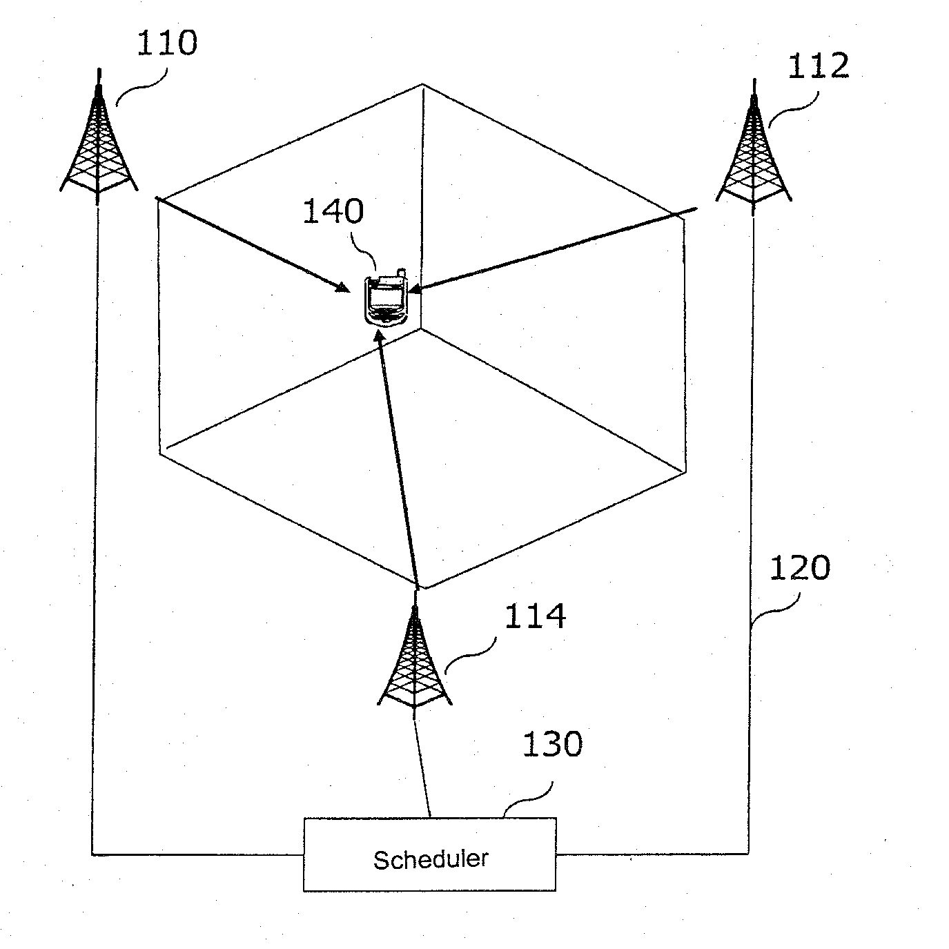 Method and Apparatus for Data Communication Through a Coordinated Multi-Point Transmission