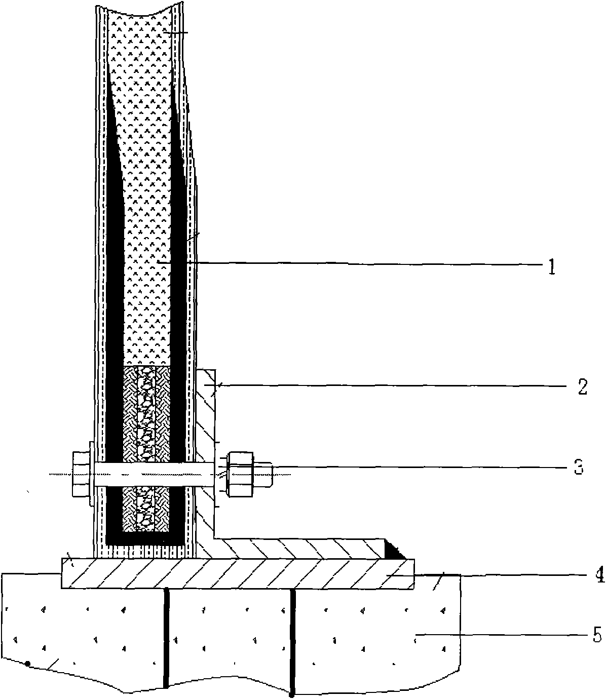 Wall type radome manufacturing method