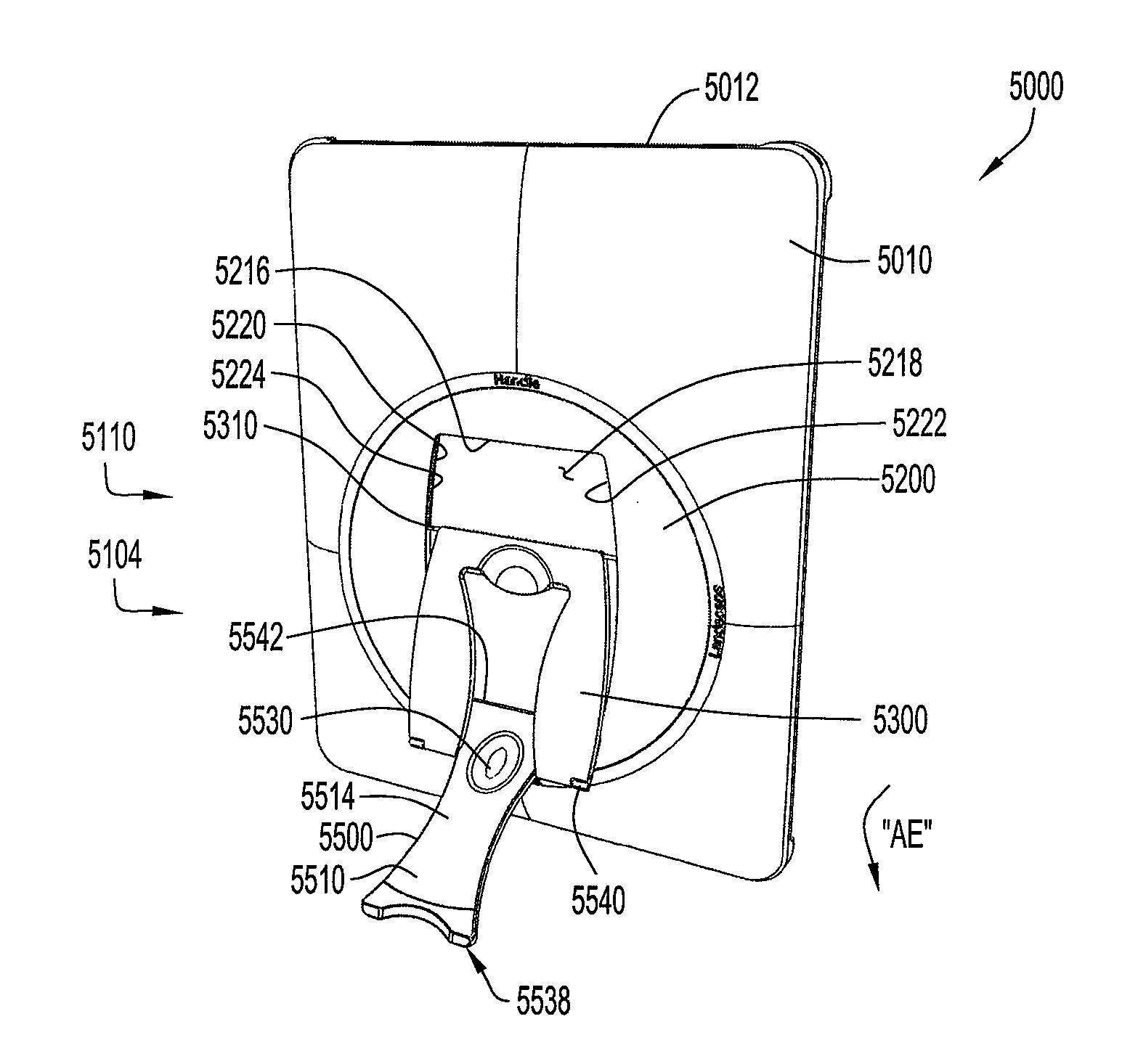 Holder for electronic device with support