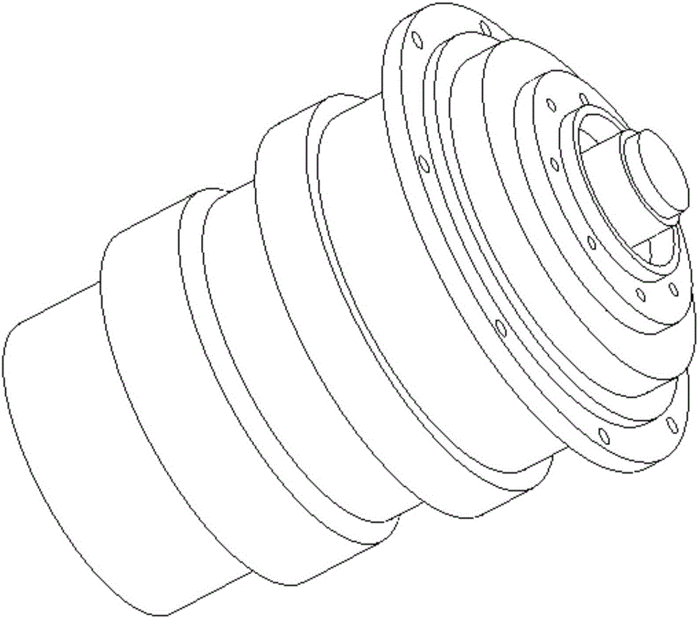 A single-point locking system for spaceborne movable antenna