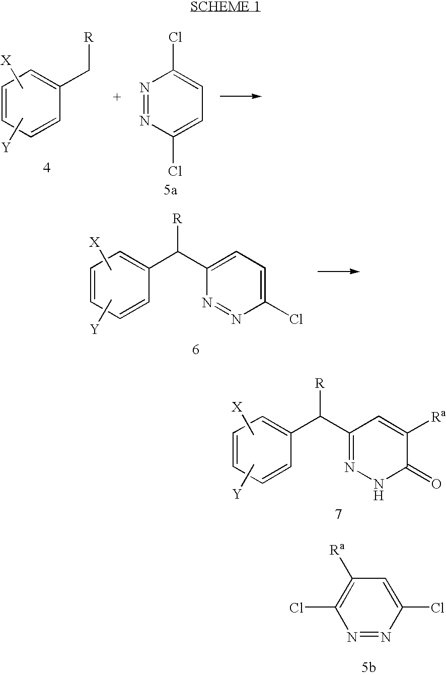 Process for preparing pyridazinone compounds