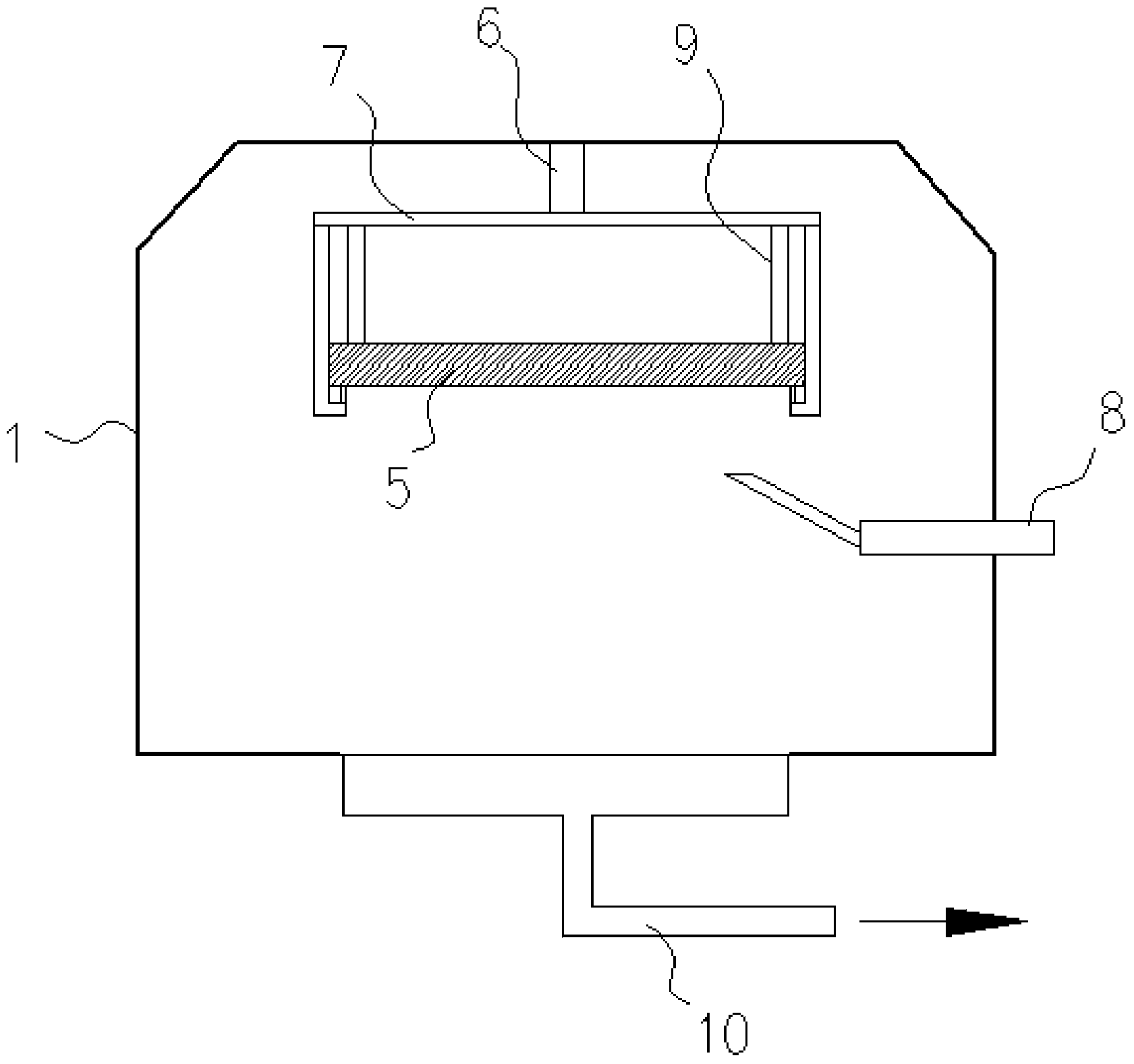 Mask dust collection device