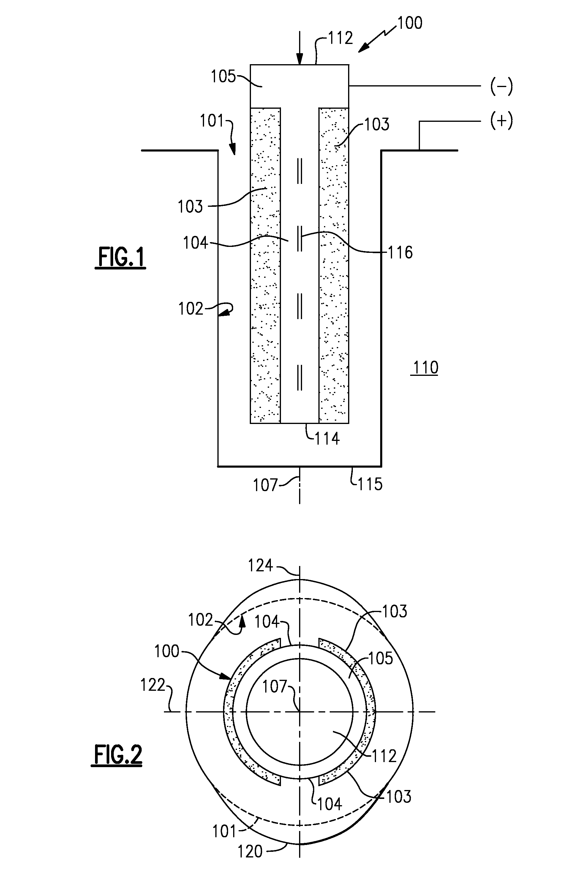 Method and tool for forming non-circular holes using a selectively coated electrode