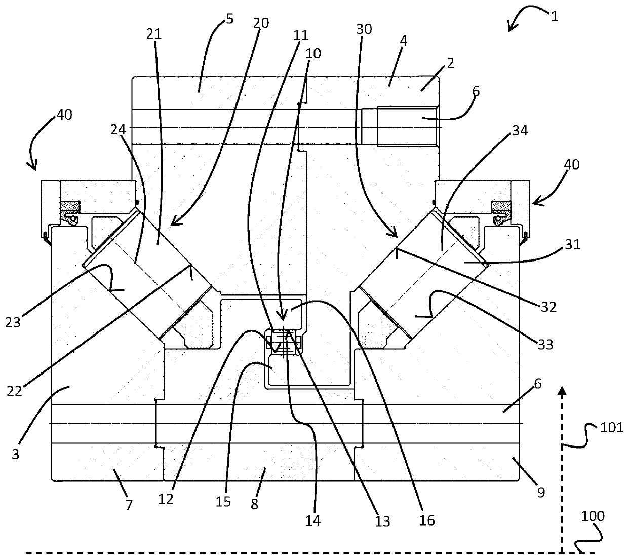 Roller bearing units and wind turbines