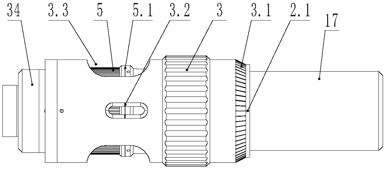 Lens position adjusting mechanism for optical system