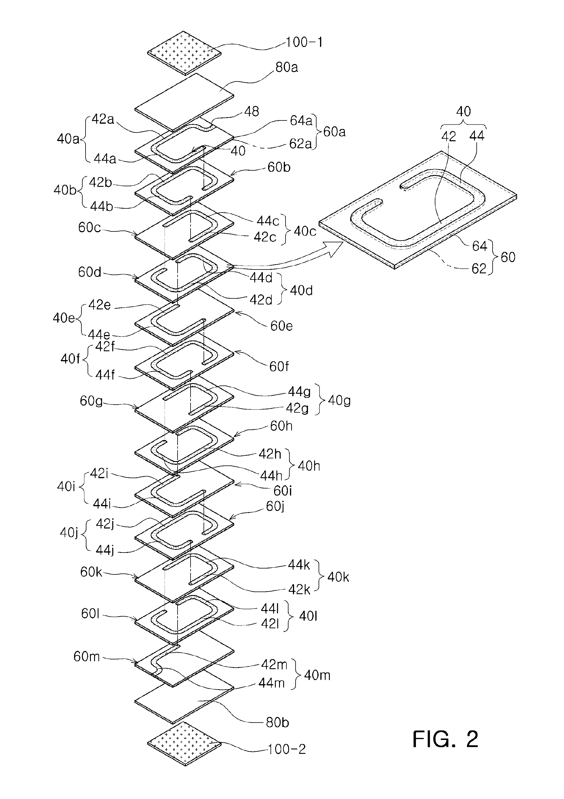 Chip device, multi-layered chip device and method of producing the same