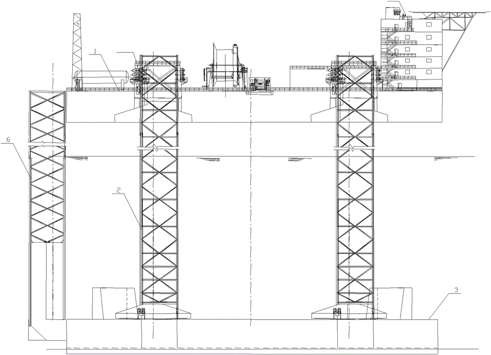 Movable self-installation platform