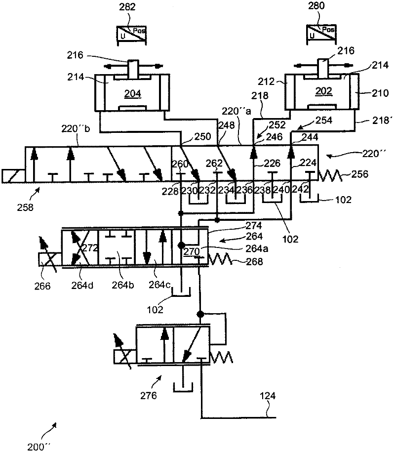 Transmission hydraulic system for a transmission with multiple clutches, control method and hydraulic valve thereof