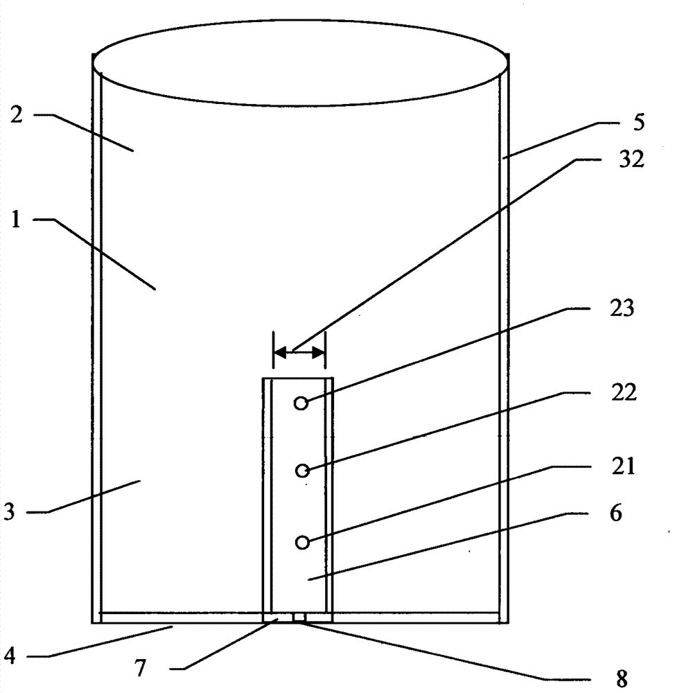 Double-sealed diversion column cultivation pot