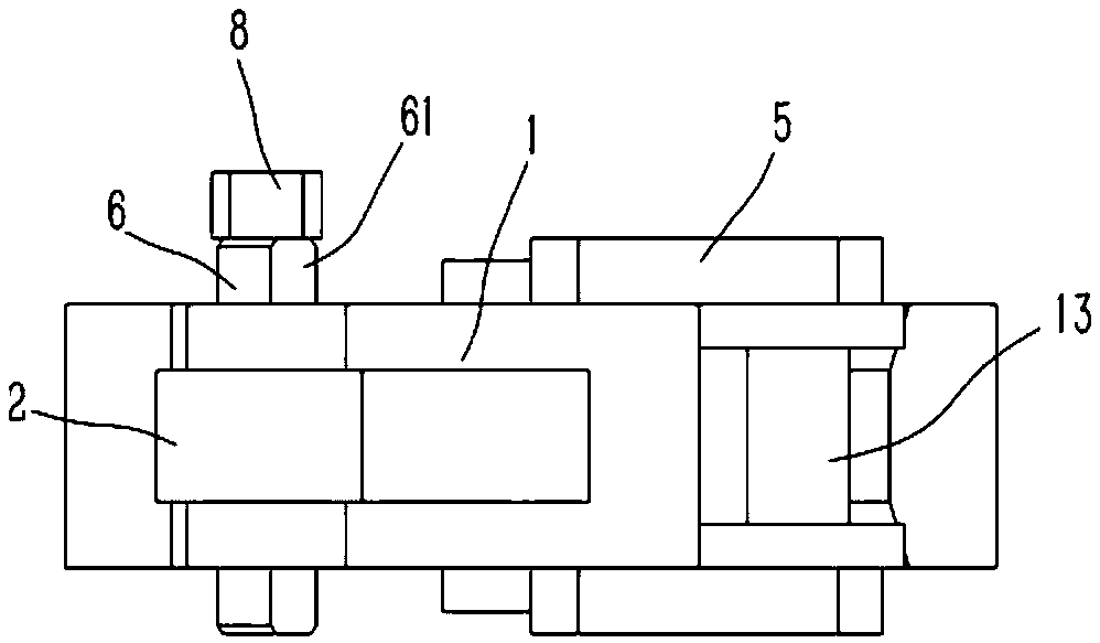 Digestive tract hemostasis clamp of optimized structure