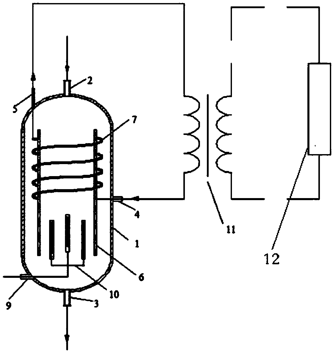 Single-pot electric energy storage device and using method thereof
