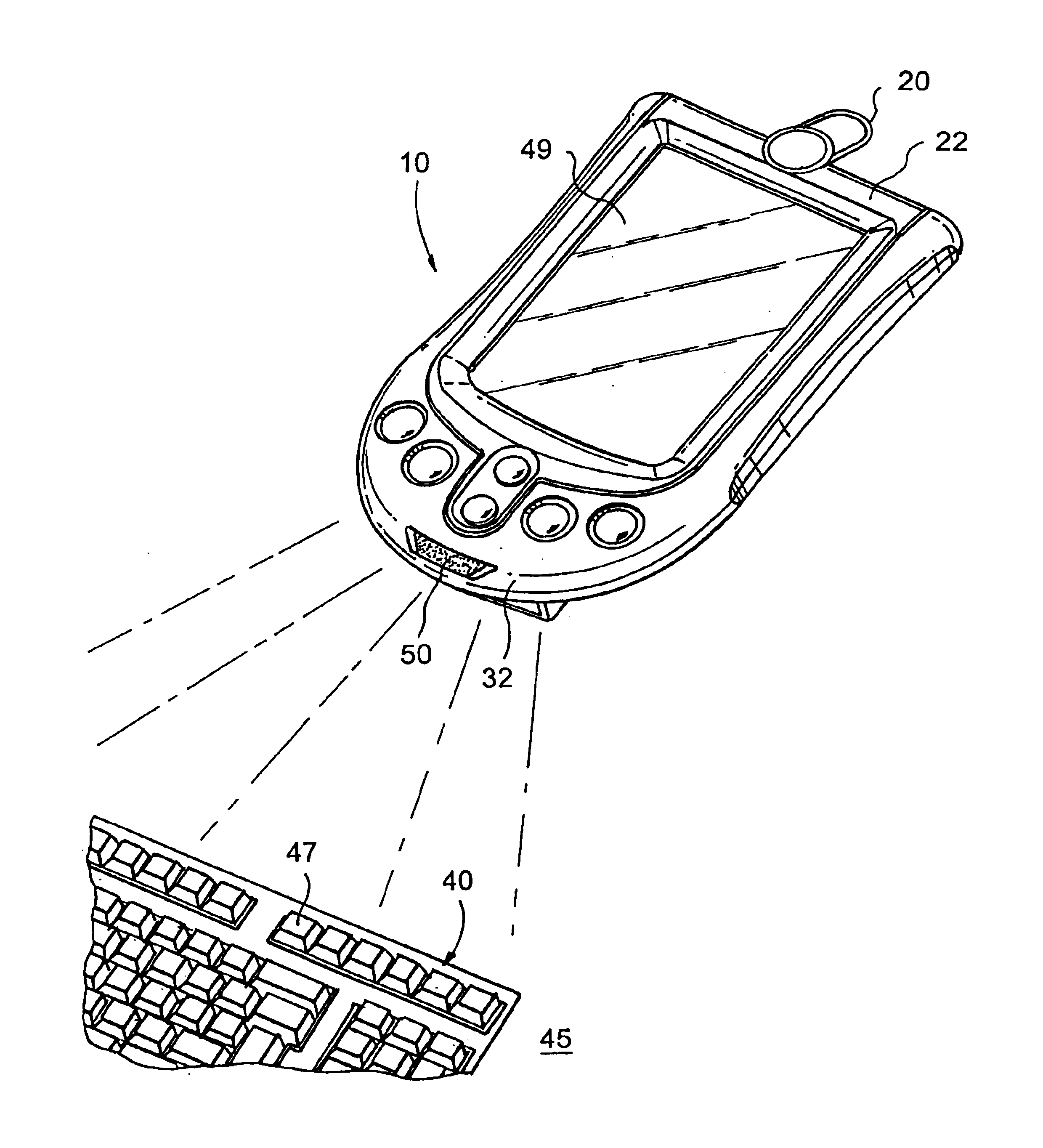 User input method and apparatus for handheld computers