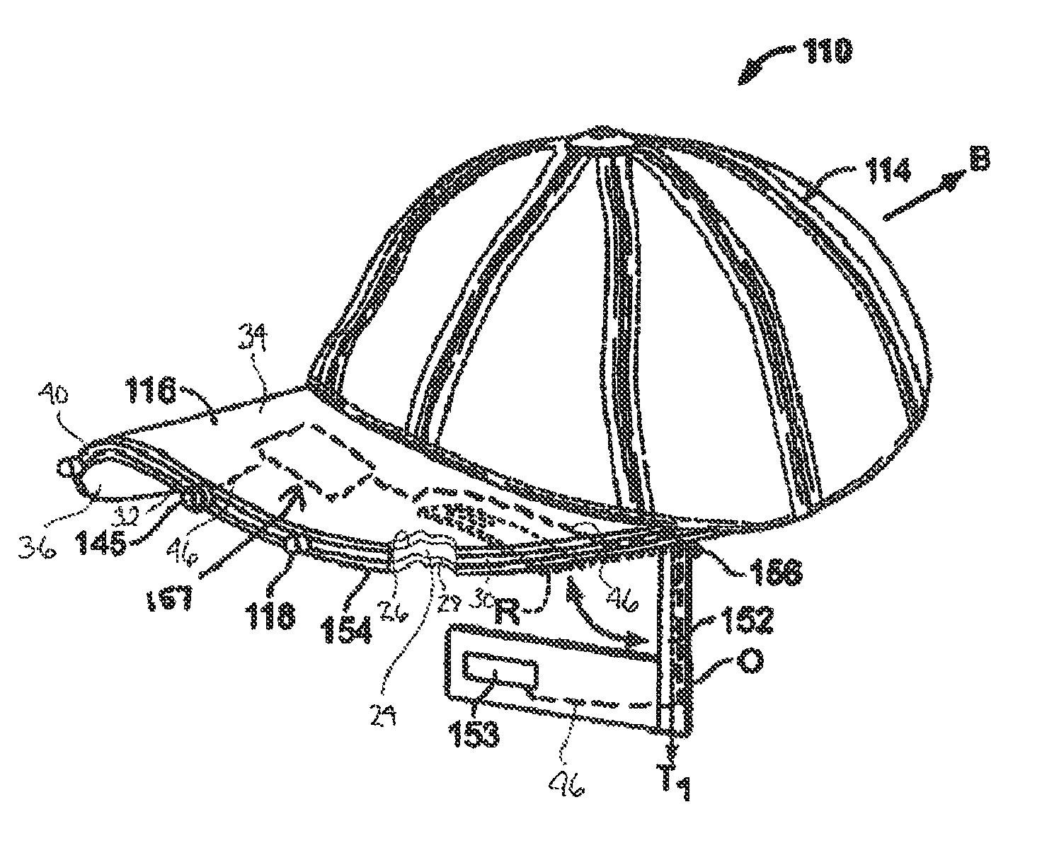 Headgear having an electrical device and power source mounted thereto