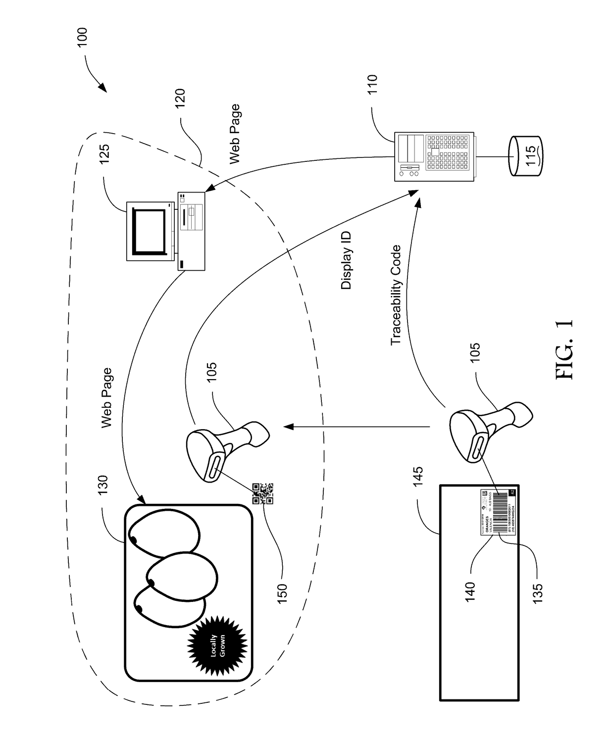 Systems and methods for determining food miles
