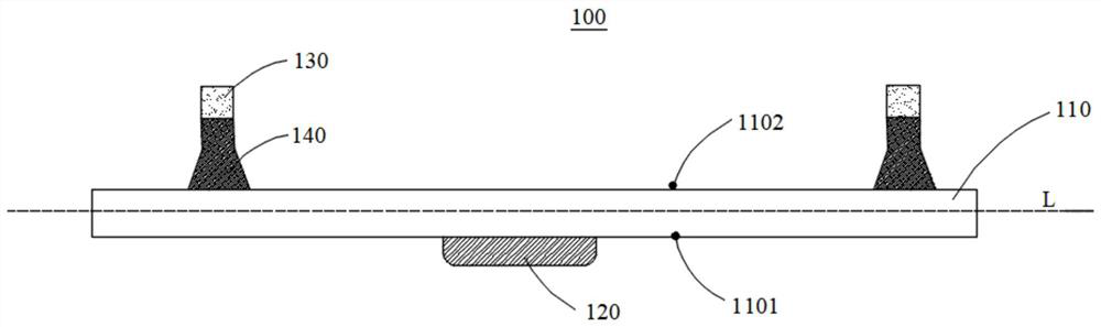 Mask supporting piece and mask structure