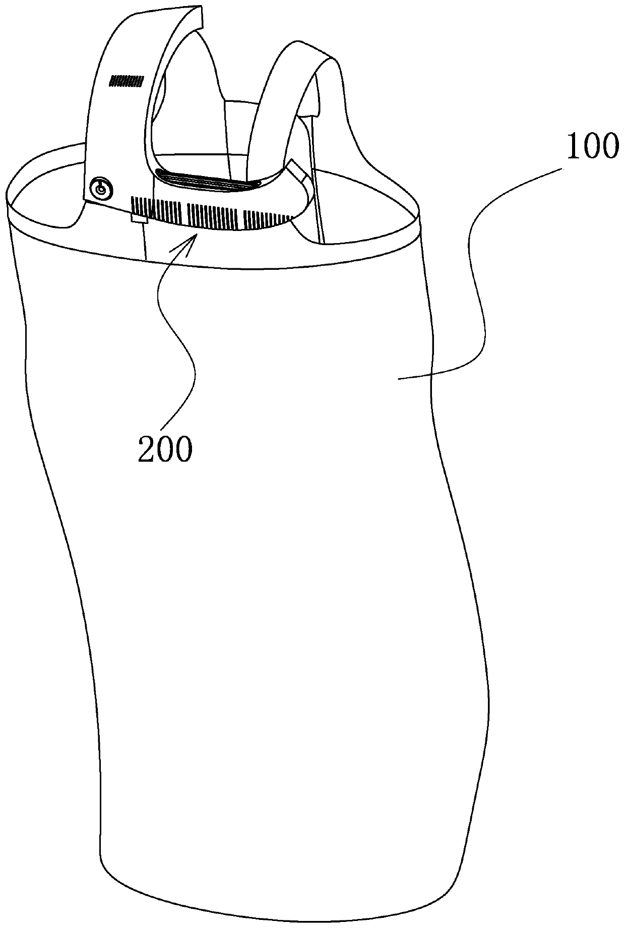 Apron with purification function