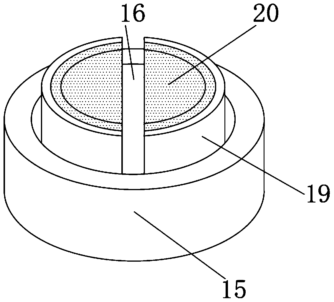 Grinding and polishing device for rear cases of electronic watches