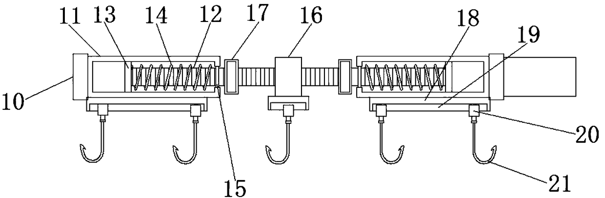 Tool shelf for factory warehouse forklift maintenance