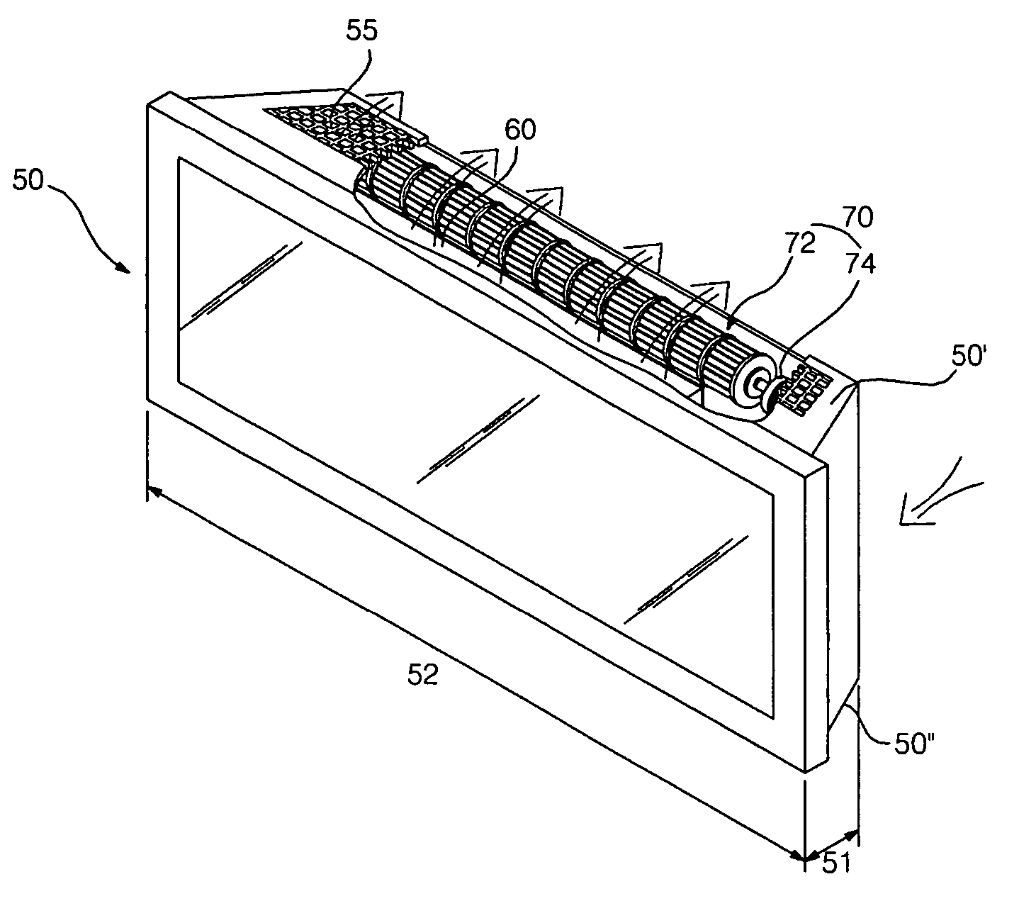 Display device and blower thereof
