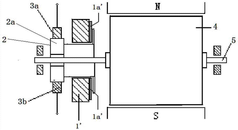 Thorn-shaped grounded de-noising element of micro motor rotor