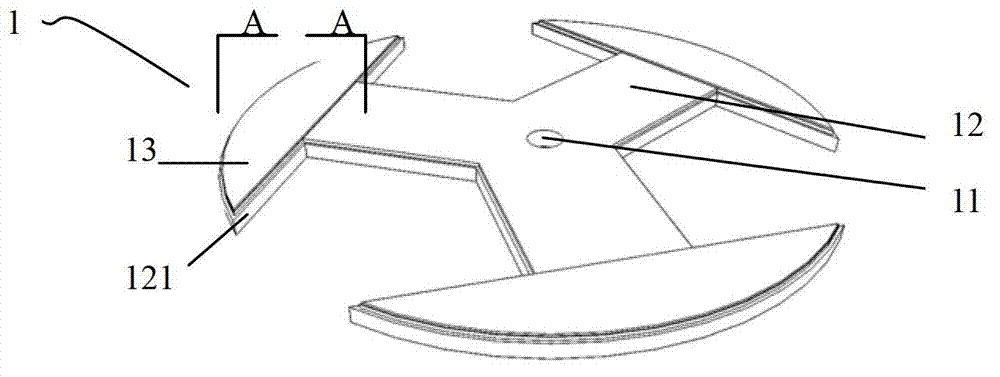 Thorn-shaped grounded de-noising element of micro motor rotor