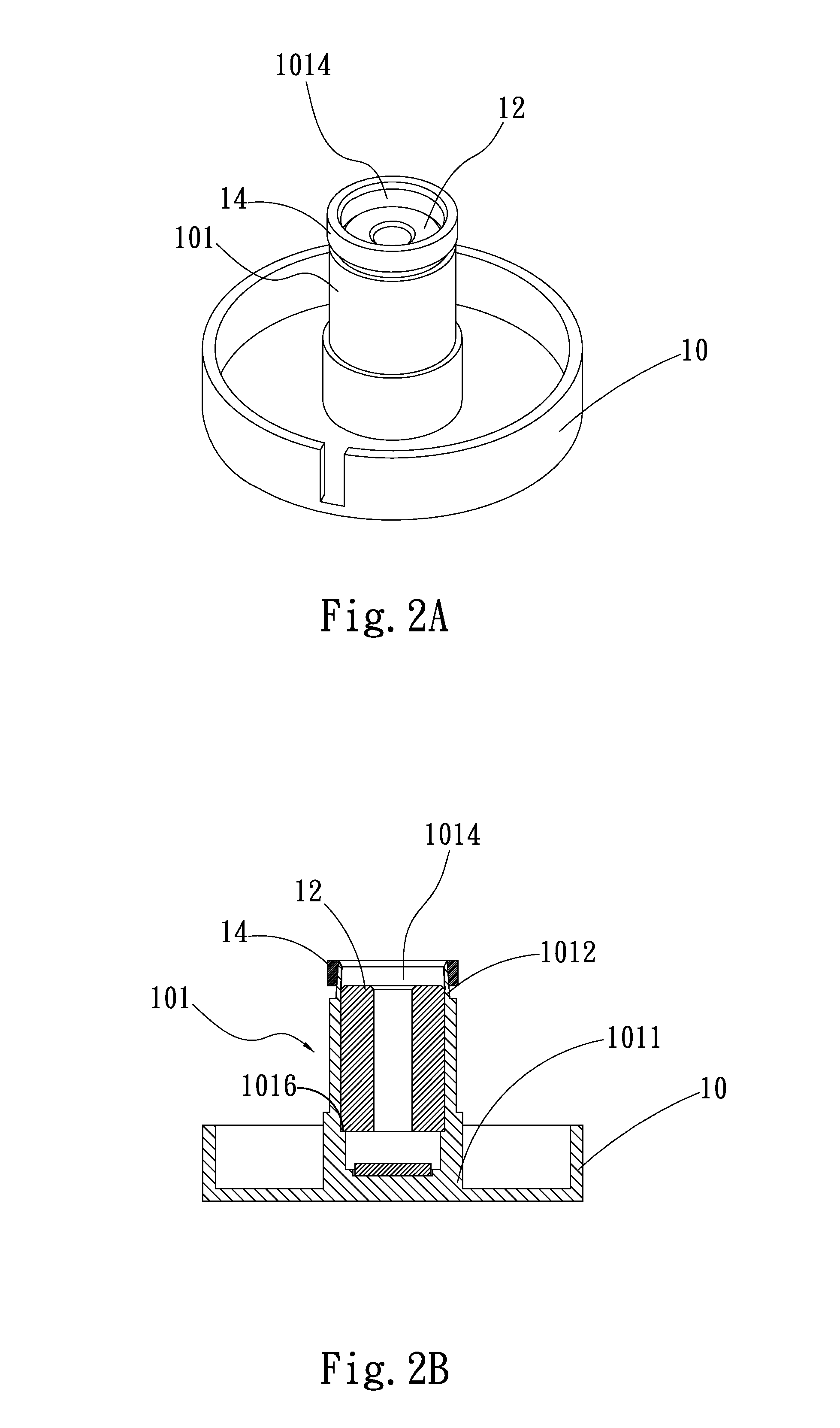 Fan bearing retaining structure