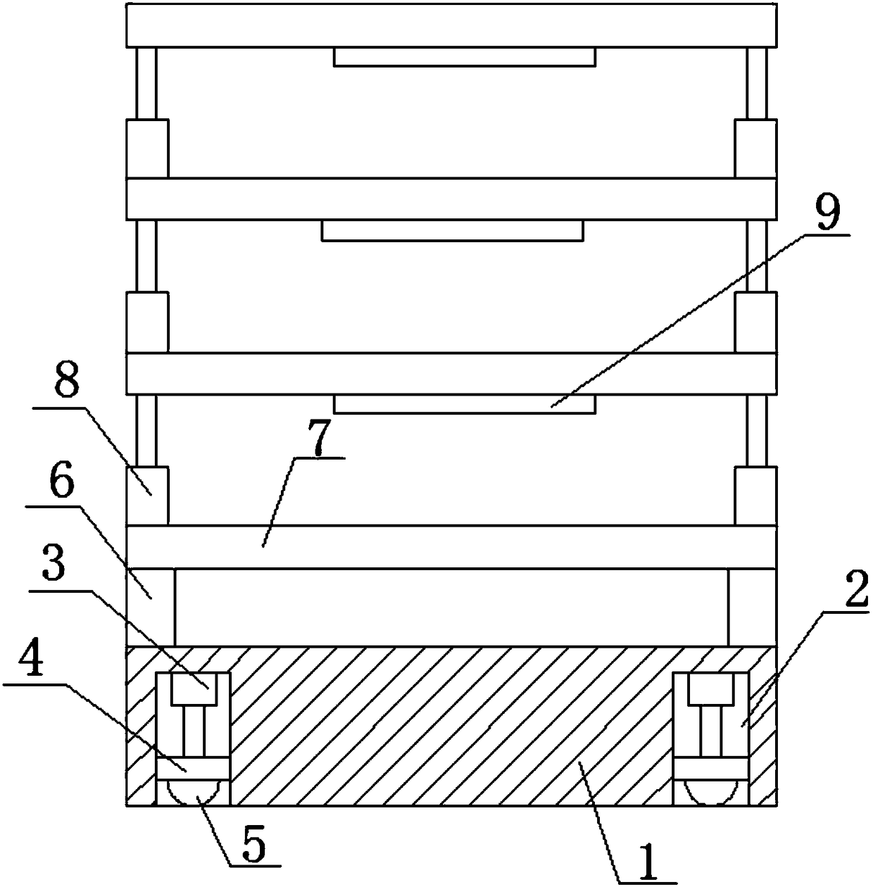 Flower stand applicable to various flowerpots