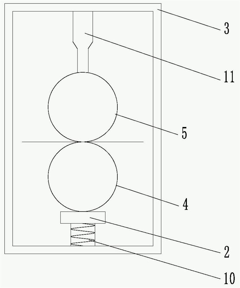 Constant pressure control method and constant pressure adjusting device