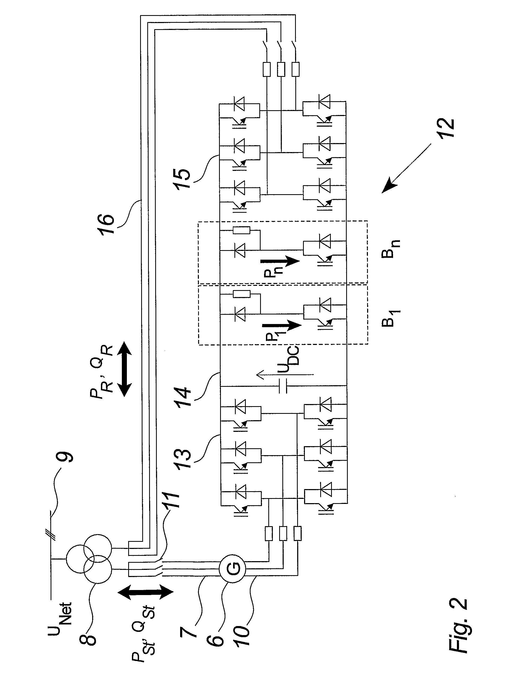 Method of controlling a wind turbine connected to an electric utility grid