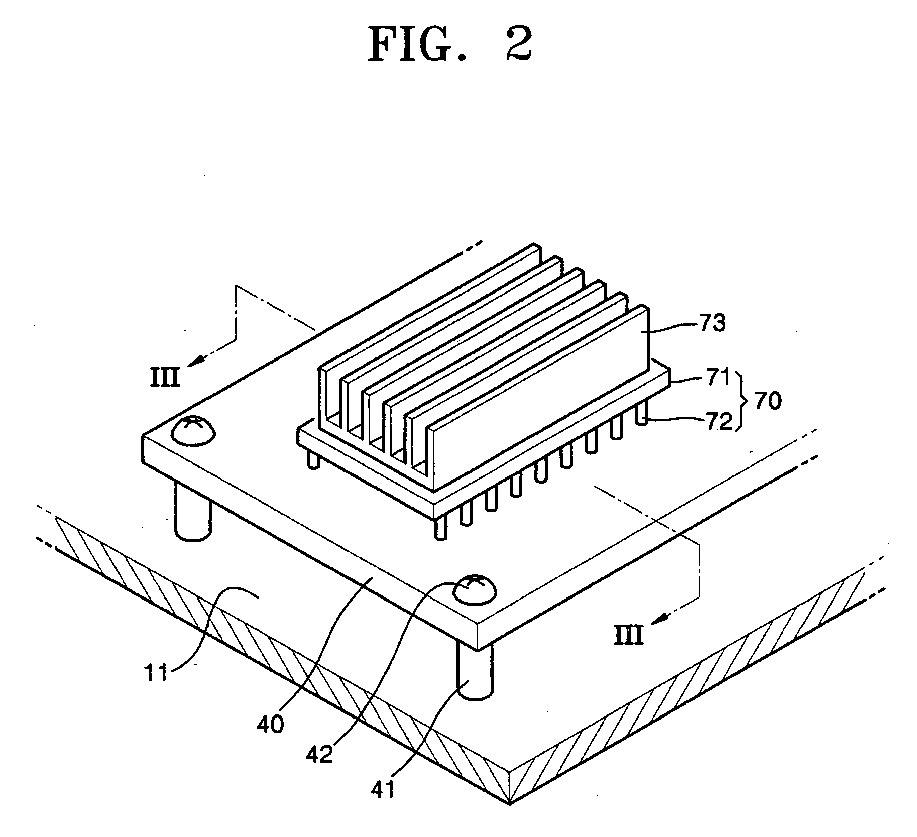 Heat dissipation structure of intelligent power module, display module having the same, and method for installing heat dissipation plate for intelligent power module