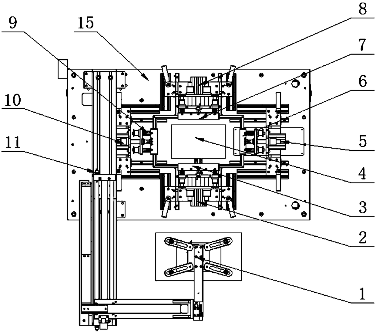 Cleaning equipment for four sides of thin sheet product