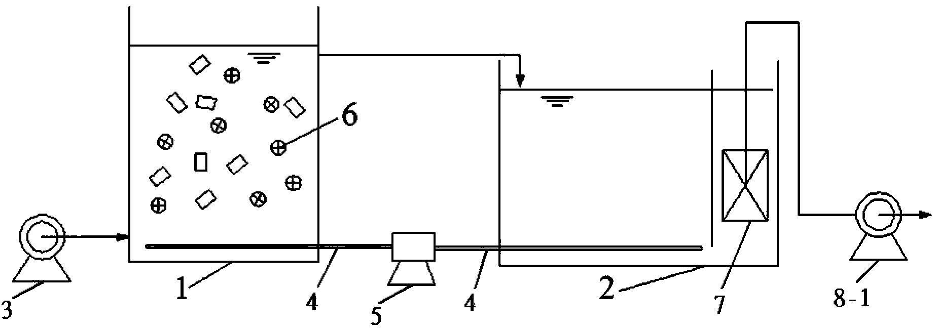 Method for deep treatment on difficultly-degraded organic nitrogen-containing industrial wastewater