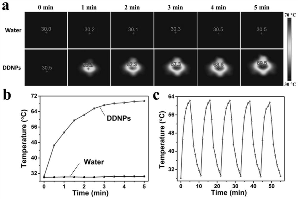 A nanoparticle co-doped with a conjugated polymer and an aggregation-induced light-emitting small molecule, its preparation method and application