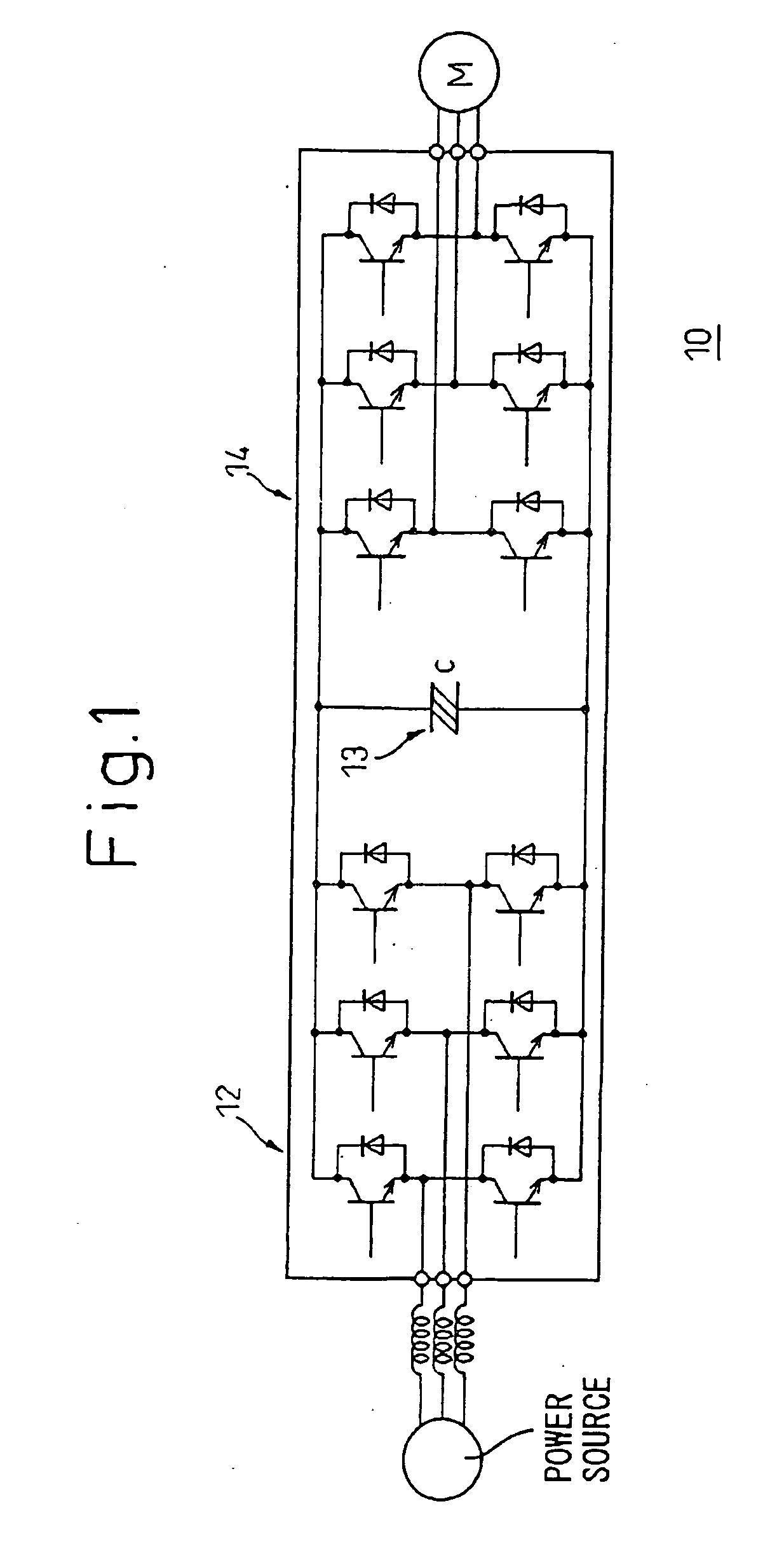 Converter and inverter including converter circuit