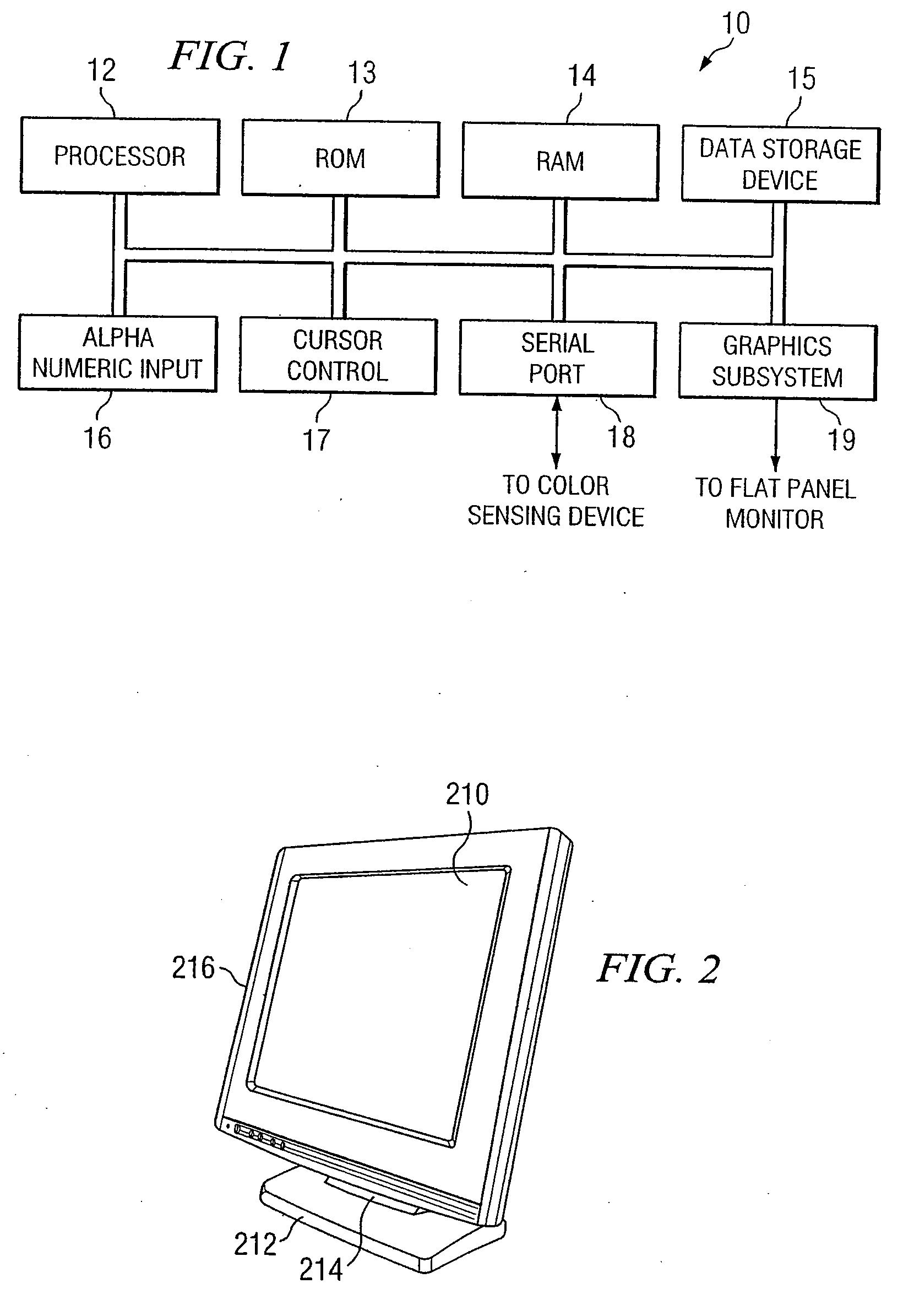 System and Method for Providing a Wide Aspect Ratio Flat Panel Display Monitor Independent White-Balance Adjustment and Gamma Correction Capabilities