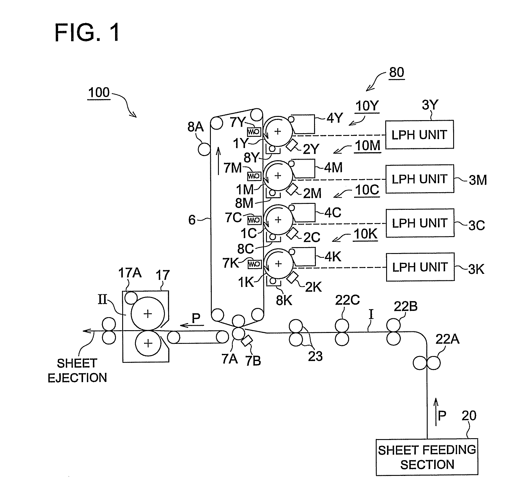 Color image forming apparatus and image forming method