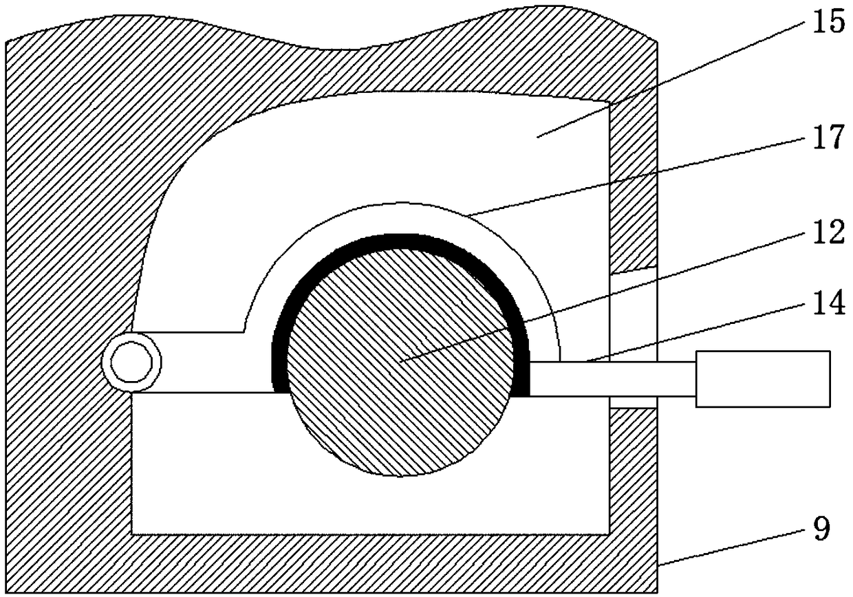 Scaffold carrying device convenient to move