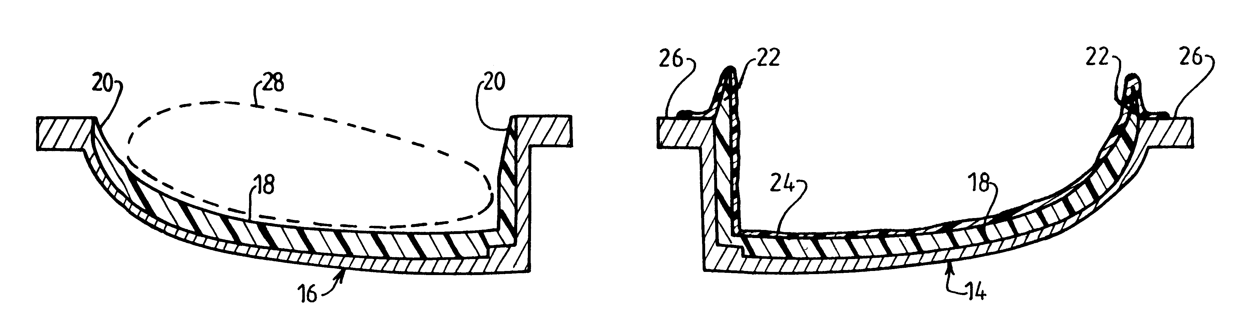 Method of making a part of large dimensions out of composite material