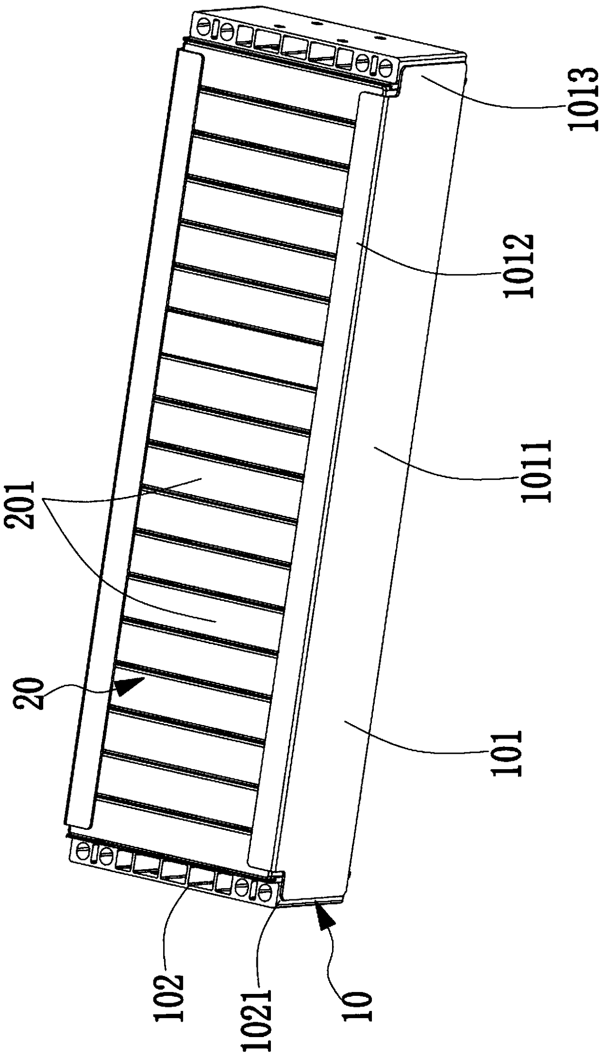 Cell module side panel welding precise positioning device, welding robot and welding method thereof