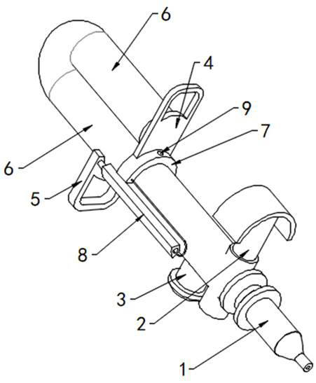 High-safety blood glucose machine blood taking needle for department of gynecology and obstetrics