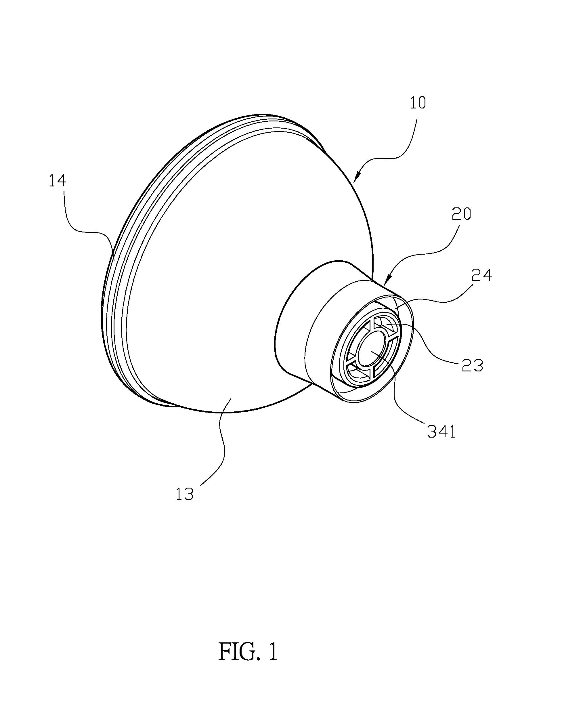 Positioning structure of plastic disk of massaging device