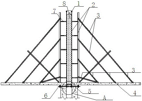 Construction Method of Double Shear Wall Formwork Support Formwork at Deformation Joints