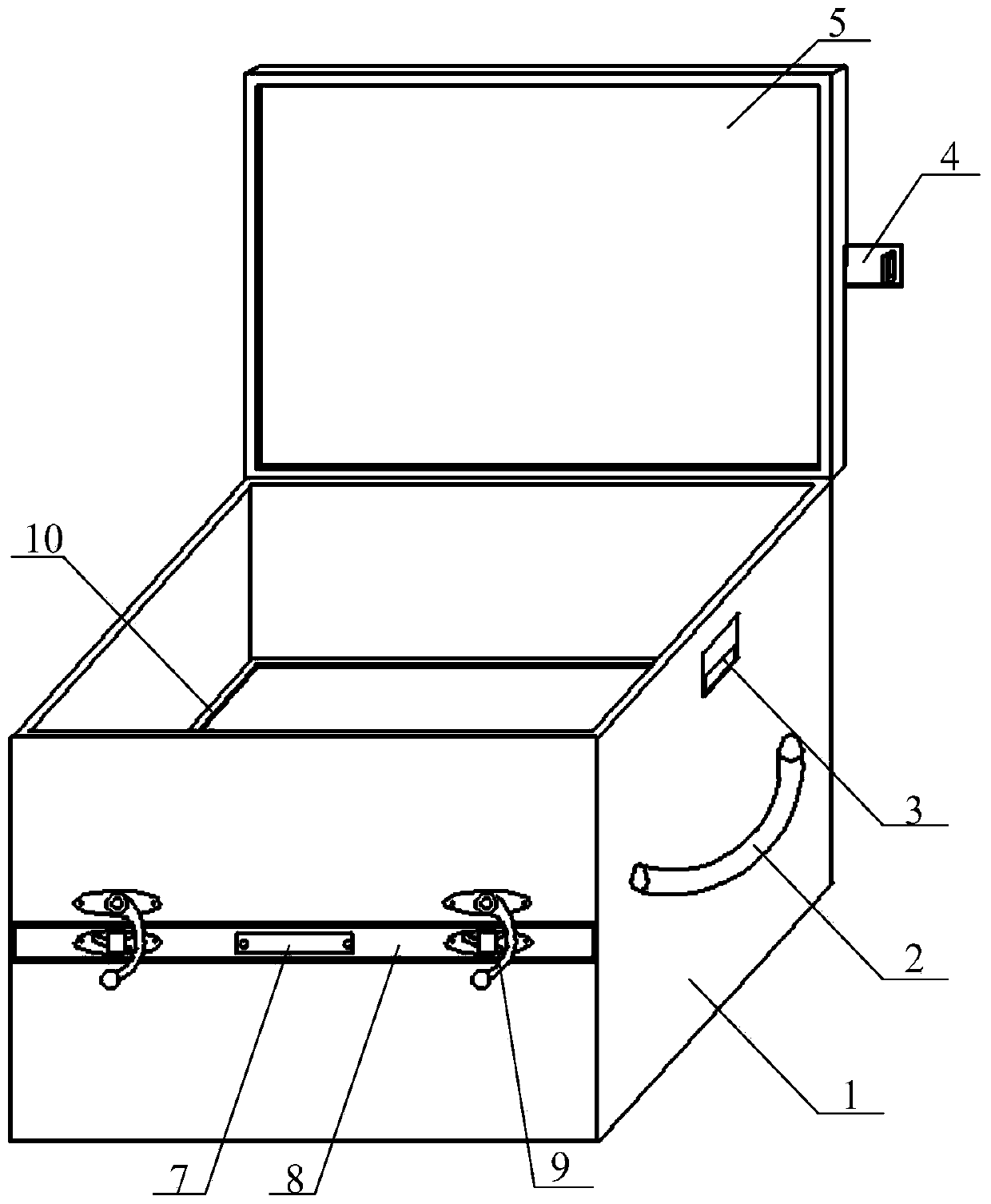 Transmission line tower grounding resistance measuring device