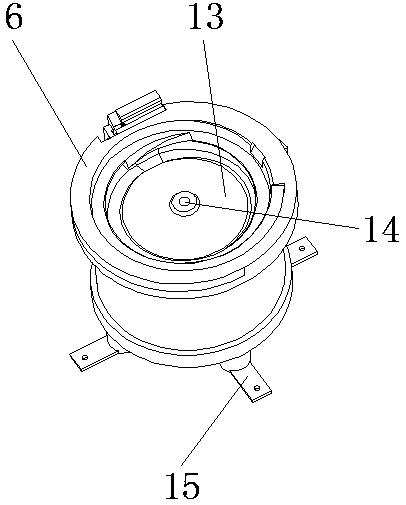 Crystal oscillator grabbing, testing and classifying device