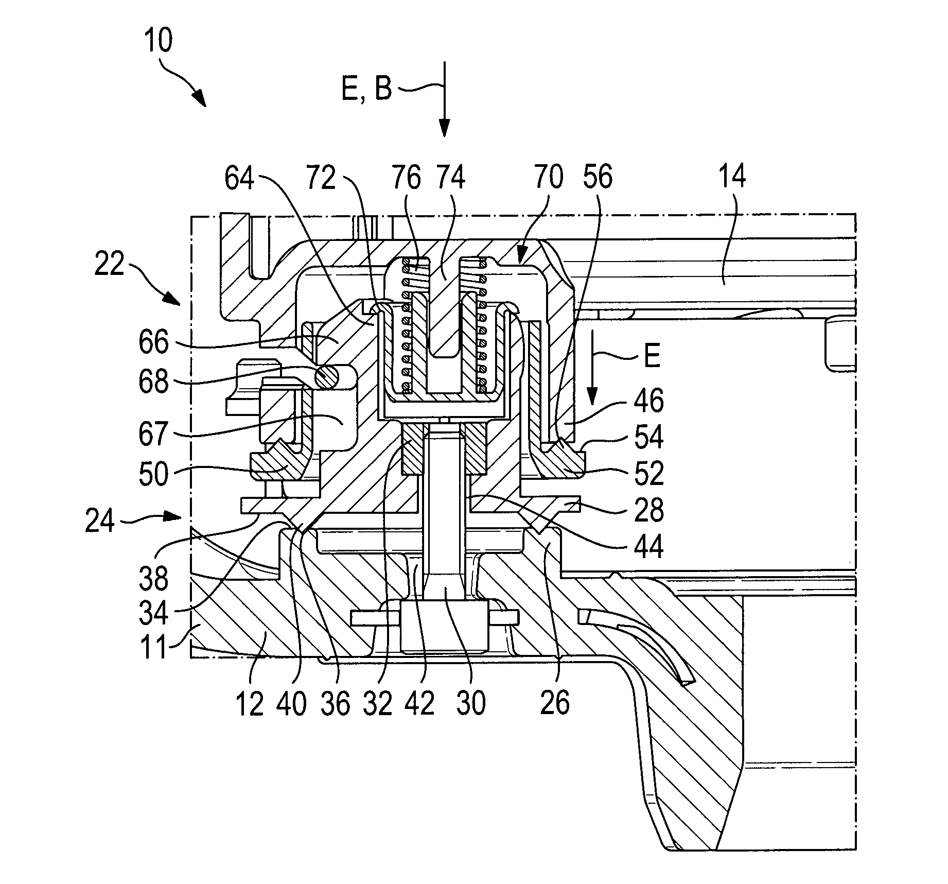 Method and device for the serial production of a vehicle assembly, bearing unit, vehicle steering wheel and horn module for a steering wheel assembly and steering wheel assembly